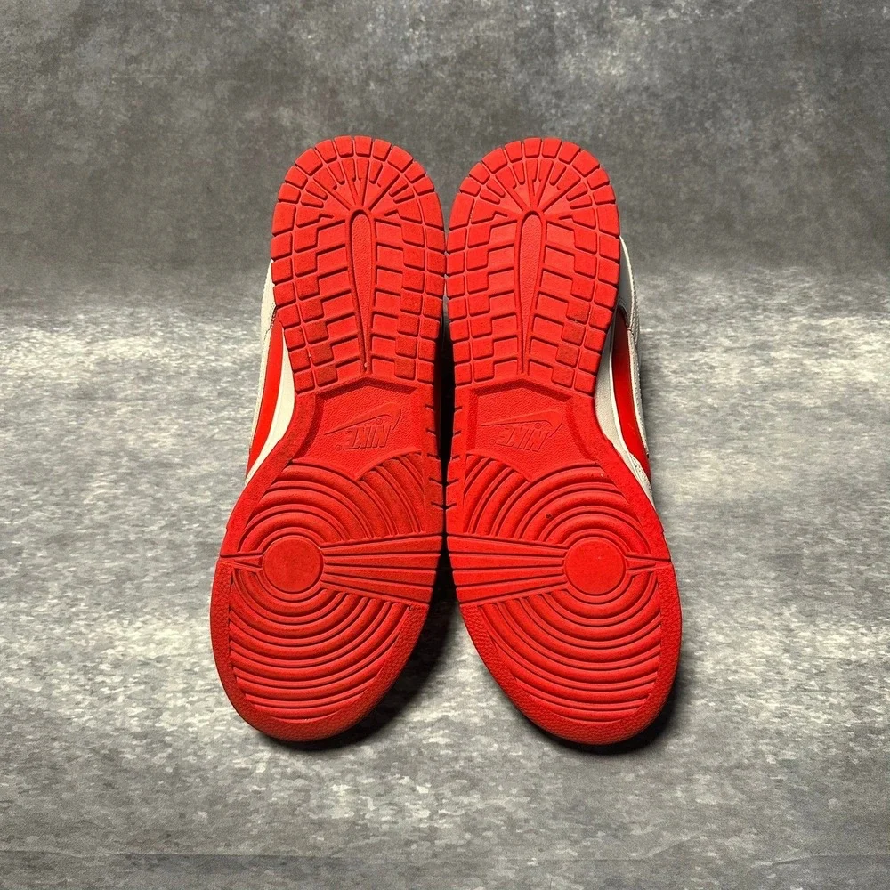 Nike Dunk Low Championship Red White Red Men's Sneakers Size US 11.5‎ DD1391-600